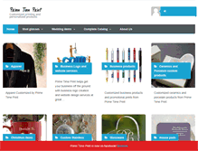Tablet Screenshot of primetimeprint.com